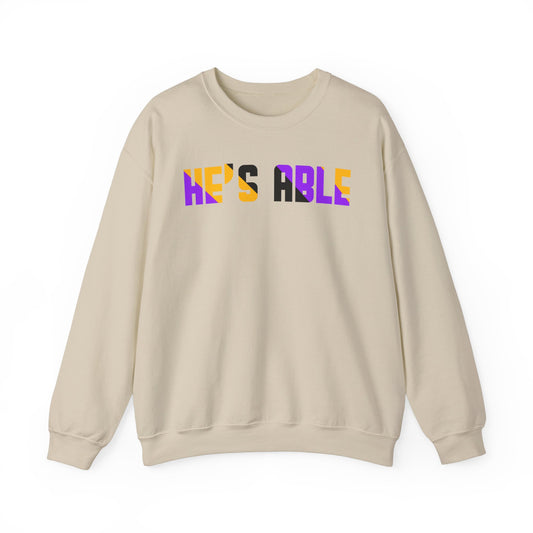 He's Able Unisex Heavy Blend™ Crewneck Sweatshirt